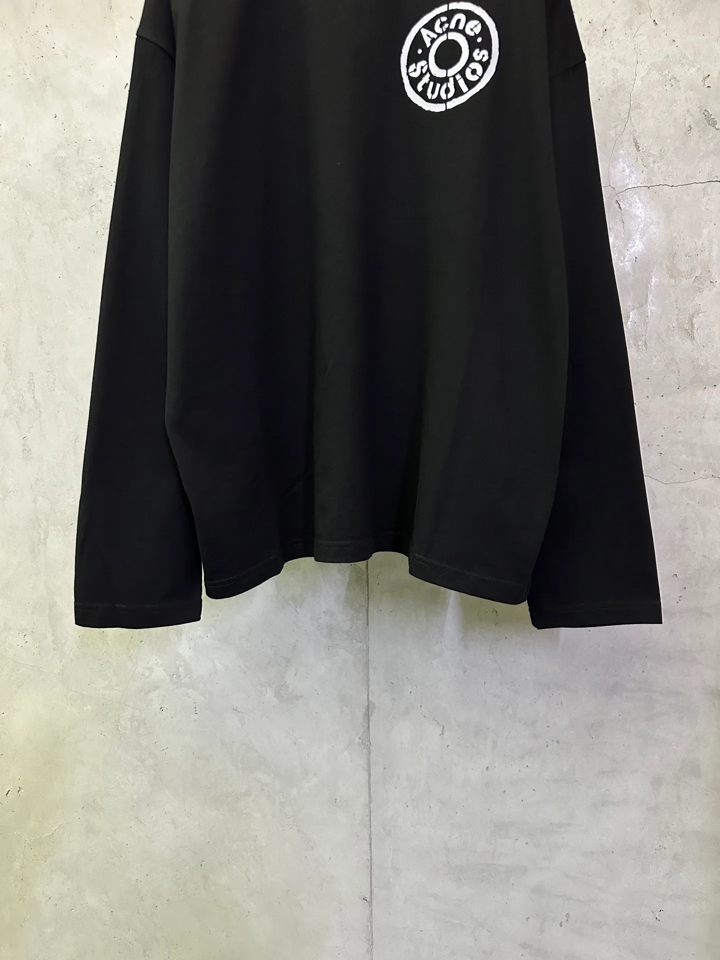 165 Acne studio 26ss Series T ： 2*2 Color Change Same Style Color: Black White Size: XS S M L XL